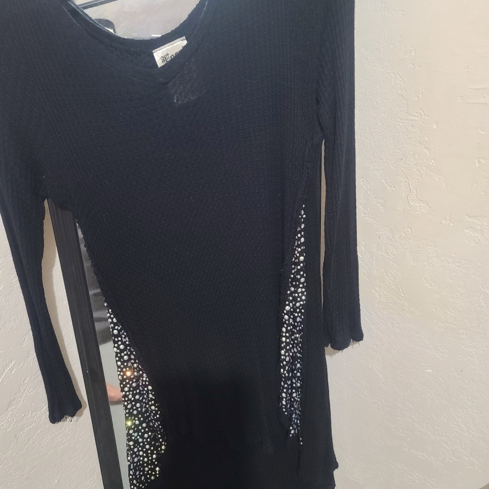 Vocal Black Textured Fabric